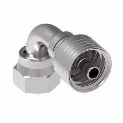 4SA12FRB10 Aeroquip By Danfoss | 4 Wire 4S Female ORS Swivel 90° Short Drop Elbow (FRB) Crimp Fitting | -12 Female O-Ring Face Seal Swivel X -10 Hose Barb | Steel -Hose Ware House 4SA FRB Danfoss Aeroquip Crimp Fitting 3 2 f3911e08 2ced 4f8e 8c5a e1352c14f0db