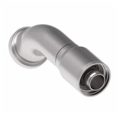 4S32FHA24 Aeroquip By Danfoss | 4 Wire 4S SAE Code 62 Flange 45° Elbow (FHA) Crimp Fitting | -32 Code 62 Flange X -24 Hose Barb | Steel -Hose Ware House 4S FHA Danfoss Aeroquip Crimp Fitting 3 3