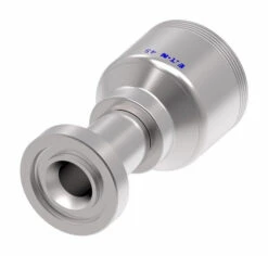 4S16FH12 Aeroquip By Danfoss | 4 Wire 4S SAE Code 62 Flange (FH) Crimp Fitting | -16 Code 62 Flange X -12 Hose Barb | Steel