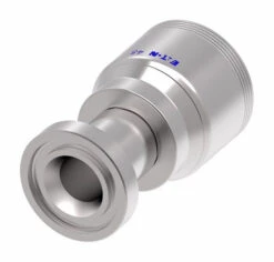 4S12FH16 Aeroquip By Danfoss | 4 Wire 4S SAE Code 62 Flange (FH) Crimp Fitting | -12 Code 62 Flange X -16 Hose Barb | Steel