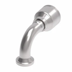 4S12FLB12 Aeroquip By Danfoss | 4 Wire 4S SAE Code 61 Flange 90° Elbow (FLB) Crimp Fitting | -12 Code 61 Flange X -12 Hose Barb | Steel