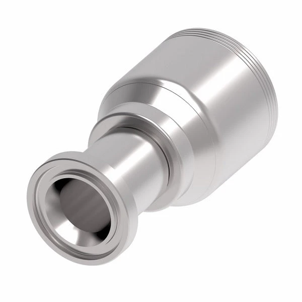 4S20FL20 Aeroquip By Danfoss | 4 Wire 4S SAE Code 61 Flange (FL) Crimp Fitting | -20 Code 61 Flange X -20 Hose Barb | Steel 1 4S20FL20 Aeroquip By Danfoss | 4 Wire 4S SAE Code 61 Flange (FL) Crimp Fitting | -20 Code 61 Flange X -20 Hose Barb | Steel