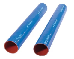 5415-075 By FlexFab | Series 5415 | 3-ply Glossy Coolant Hose | 0.75" ID | 1.07" OD | Blue | 3ft Length