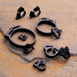 5701073 Kwik Clamps™ By NewAge | Double Bond Hose Clamp | 1.043" Min OD | 1.161" Max. OD | .087 Thickness | Nylon | Bag Of 100