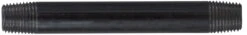 57034 By Midland | Schedule 40 Welded Nipple | 1/4" Diameter X 10" Length | Black Steel