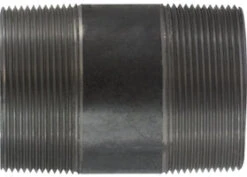 57200 By Midland | Schedule 40 Welded Nipple | 3" Diameter X 2-5/8" Length (Close) | Black Steel