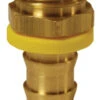 5720812C By Dixon Valve | Lok-On (Push-On) Male Garden Hose Fitting | 3/4" Male GHT X 1/2" Hose ID | Brass