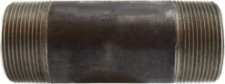 59180SMLS By Midland | Schedule 80 Extra Heavy Seamless Pipe Nipple | 2-1/2" Diameter X 2-1/2" Length (Close) | Black Steel