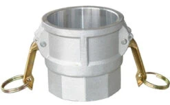 61948 (61-948) By Midland | Cam And Groove (Lite Pattern) | Type D | 4" Female Coupler X 4" Female NPT | Straight | Aluminum