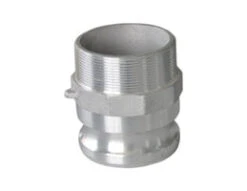 61970 (61-970) By Midland | Cam And Groove (Lite Pattern) | Type F | 5" Male Adapter X 5" Male NPT | Straight | Aluminum