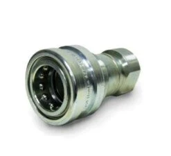 3H21115 Hansen® By Danfoss | HK 1-8 Series | 3/8" Female NPTF X 3/8" ISO 7241-1 B Interchange Quick Disconnect | Socket | PTFE Seal | Steel
