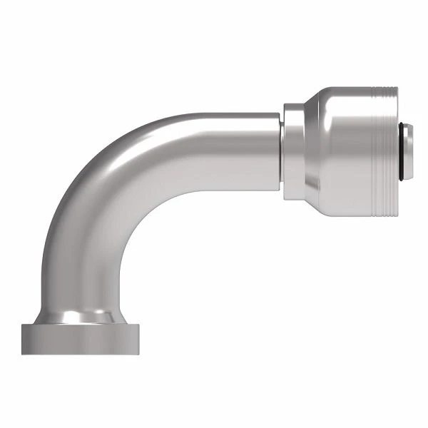 6S24CTB20 Aeroquip By Danfoss | 6 Wire 6S CAT Flange 90° Elbow (CTB) Crimp Fitting | -24 CAT Flange X -20 Hose Barb | Steel 2 6S24CTB20 Aeroquip By Danfoss | 6 Wire 6S CAT Flange 90° Elbow (CTB) Crimp Fitting | -24 CAT Flange X -20 Hose Barb | Steel - Image 2