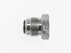 F2408-24-O By Brennan Inc. | -24 Flare-O Plug With Hole | Straight | Steel