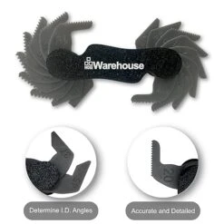 American Thread Identification Kit | Includes: Thread Pitch Gauge, Fitting Identification Cards, Vinyl Bag For Identifying NPT, JIC, ORFS, O-Ring Boss, NPSM, And SAE 45 -Hose Ware House 71b 1pMNgEL. SX522