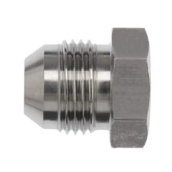 2408-04-SS By Brennan Inc. | -04 Male JIC Plug | Stainless Steel