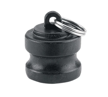 200PL By Banjo | Cam Lever Coupling | 2" Plug | Female Coupler | 225 PSI | No Gasket | Polypropylene | Pack Of 10 1 200PL By Banjo | Cam Lever Coupling | 2" Plug | Female Coupler | 225 PSI | No Gasket | Polypropylene | Pack Of 10
