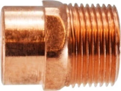 77394 (77-394) By Midland | Copper Fitting | Male Adapter | C X M | 1/4" ID X 1/4" ID | Straight