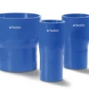 FLX7903-200275 By FlexFab | Series 7903 | 4-ply Reducer | 2.00"/2.75" ID | 2.39"/3.14" OD | Blue | 6" Overall Length