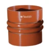 7968 By FlexFab | 6-ply Large ID Charge Air Connector (CAC) | 6.00" ID | 6.34" OD | Orange | 8" Overall Length
