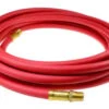 H38025N By Coilhose | General Purpose Hose | 3/8" Hose ID | 21/32" Hose OD | 3/8" Male NPT Rigid | Red | EPDM | 25ft