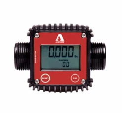 8424 By Alemite | Fluid Meter Only | Inlet/Outlet Threads: 1" Male BSPP