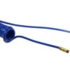 PR516-254B-B By Coilhose | Flexcoil Air Hose | 5/16" Hose ID X 15/32" Hose OD | 1/4" Male NPT Reusable Swivel Fittings | Blue | Polyurethane | 25ft