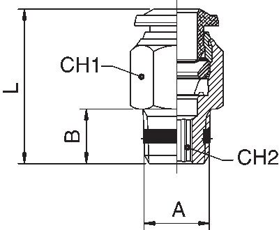 88000-06-02 By AIGNEP | 87 / 88 Series | 3/8" Tube X 1/8" Male NPTF | Straight | Pack Of 10 2 88000-06-02 By AIGNEP | 87 / 88 Series | 3/8" Tube X 1/8" Male NPTF | Straight | Pack Of 10 - Image 2