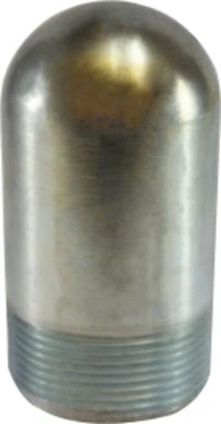 90212 (90-212) By Midland | XH Bull Plug | 2" With 1/2" Tap | Zinc Plated Steel