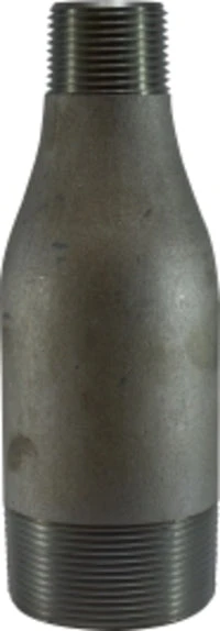 90133 (90-133) By Midland | Schedule 80 XH Swage Nipple | 4" Male Pipe X 1" Male Pipe | Straight | Steel