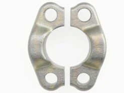 1951-24 By Brennan Inc. | -24 Split Flange Halves Pair | Code 61 | Steel