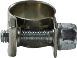 93008 By Midland | Lined Mini Band Clamp | Clamp Range: .30" To .34" / 7.5mm To 8.5mm | 304 Stainless Steel