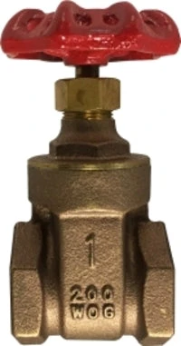 940132 By Midland | Gate Valve IPS | 1/2" Female Pipe X 1/2" Female Pipe | Brass