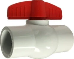 940301 By Midland | Full Port Ball Valve | 3" Socket Slip X 3" Socket Slip | White PVC