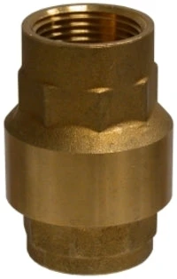 944407V By Midland | In-Line Check Valve With Viton Seal | High Capacity | 1-1/2" Female NPT X 1-1/2" Female NPT | Brass