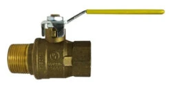 948101 By Midland | Full Port Italian Ball Valve | 1/4" Male Pipe X 1/4" Female Pipe | Brass