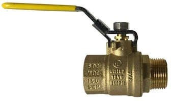 948170L By Midland | Locking Handle Ball Valve | 1/4" Female NPT X 1/4" Male NPT | Brass 1 948170L By Midland | Locking Handle Ball Valve | 1/4" Female NPT X 1/4" Male NPT | Brass
