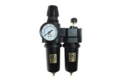 27FCL4-GM By Coilhose | 27 Modular Series Integral Filter/Regulator + Lubricator | Gauge | Metal Bowl | 1/2" Pipe Size
