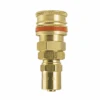 A-SD11 By ZSi-Foster | Quick Disconnect | A70 Series | 1/4" Standard Socket | 3/8" ID X 3/4" OD | Reusable Hose End | Brass
