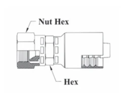 A09-4x4 By Couplamatic | A Series Coupling | 1/4" Hose ID X 7/16x20 Thread JIC 37° Female Swivel | Straight | Pack Of 20