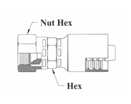 A09-4x4 By Couplamatic | A Series Coupling | 1/4" Hose ID X 7/16x20 Thread JIC 37° Female Swivel | Straight | Pack Of 20 1 A09-4x4 By Couplamatic | A Series Coupling | 1/4" Hose ID X 7/16x20 Thread JIC 37° Female Swivel | Straight | Pack Of 20