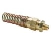 68RBSG-6-8 By Parker | Air Brake Hose Ends Fittings | 3/8" Hose Size Connector X 1/2" Male Pipe Thread W/ Spring Guard | 31/32" Hex | 4.9" Length | Straight | Brass | Pack Of 6
