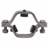 B24RV-G75 Dixon Valve 304 Stainless Steel Sanitary Hex Pipe Size Hanger With Rubber Grommets - 3/4" Pipe Size
