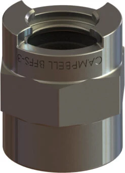 BFFS-4 By Campbell Fittings | Single-Lock Coupling | Bowes Interchange | 1" Female Pipe X 1" Female NPT Thread | Straight | Plated Steel