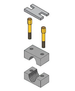 H5027B-AL By ZSi-Foster | Beta Clamp Stacking Kit | Heavy Series | 1-1/4" Pipe | Aluminum