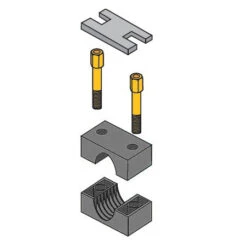 S2010B-AL By ZSi-Foster | Beta Clamp Stacking Kit | Standard Series | For 5/8" Tube | Aluminum
