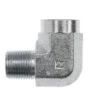 5502-08-12-FG By Brennan Inc. | -08 Male Pipe X -12 Female Pipe | 90° Elbow (Street Elbow) | Forged Steel