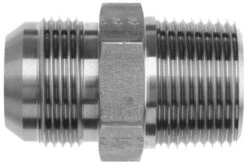 2404-06-16-SS By Brennan Inc. | 3/8in Male JIC X 1in Male NPTF | Straight | Stainless Steel