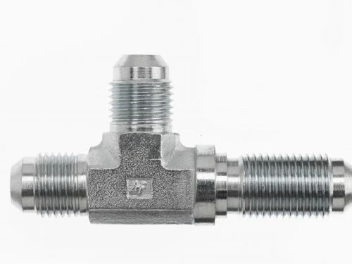 2704-06-06-06-SS By Brennan Inc. | -06 Male JIC X -06 Male JIC X -06 Male JIC Bulkhead Run | Tee | Stainless Steel 1 2704-06-06-06-SS By Brennan Inc. | -06 Male JIC X -06 Male JIC X -06 Male JIC Bulkhead Run | Tee | Stainless Steel