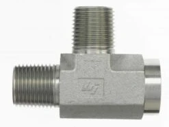 5603-08-08-08-SS By Brennan Inc. | -08 Male Pipe X -08 Female Pipe X -08 Male Pipe | Tee | Stainless Steel