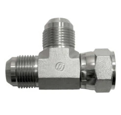 6602-08-08-06-FG By Brennan Inc. | -08 Male JIC X -08 Female JIC Swivel X -06 Male JIC | Tee | Forged Steel